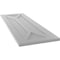 Ekena Millwork True Fit PVC San Carlos Mission Style Fixed Mount Shutters, Primed, 15"W x 62"H TFP001SC15X062PR - alternate 5